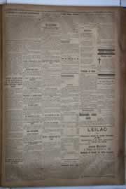 Página do jornal Correio do Ceará de abril de 1921
