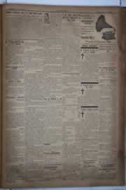 Página do jornal Correio do Ceará de abril de 1921