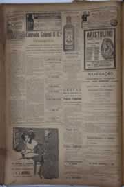 Página do jornal Correio do Ceará de abril de 1921