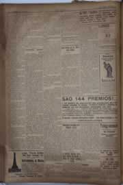 Página do jornal Correio do Ceará de abril de 1921