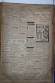 Página do jornal Correio do Ceará de abril de 1921
