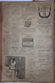 Página do jornal Correio do Ceará de abril de 1921