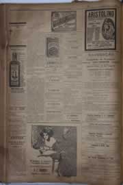Página do jornal Correio do Ceará de maio de 1921