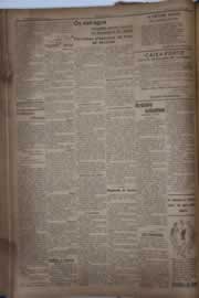 Página do jornal Correio do Ceará de maio de 1921