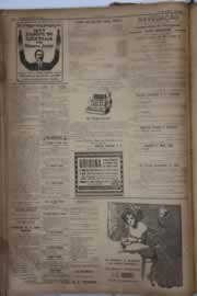 Página do jornal Correio do Ceará de maio de 1921