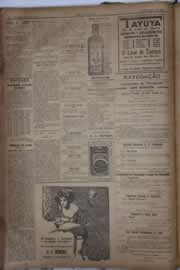 Página do jornal Correio do Ceará de maio de 1921