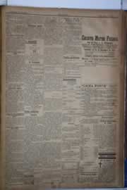 Página do jornal Correio do Ceará de maio de 1921