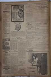 Página do jornal Correio do Ceará de maio de 1921
