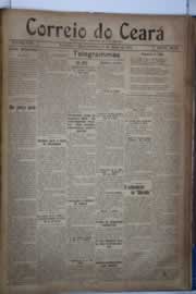 Página do jornal Correio do Ceará de maio de 1921