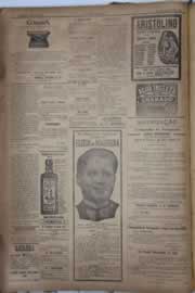 Página do jornal Correio do Ceará de maio de 1921