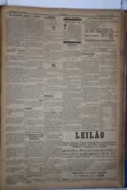 Página do jornal Correio do Ceará de maio de 1921