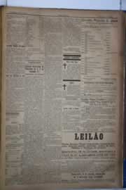 Página do jornal Correio do Ceará de maio de 1921