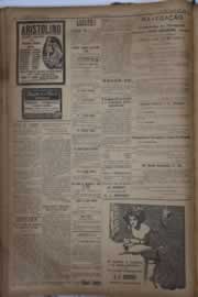 Página do jornal Correio do Ceará de maio de 1921