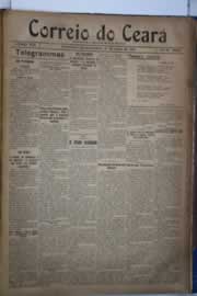 Página do jornal Correio do Ceará de maio de 1921