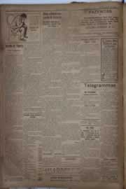 Página do jornal Correio do Ceará de maio de 1921