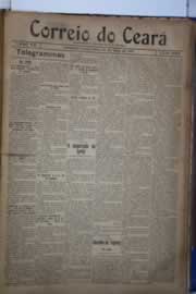 Página do jornal Correio do Ceará de maio de 1921