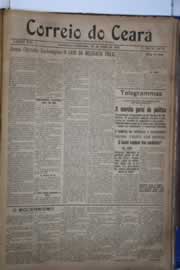 Página do jornal Correio do Ceará de maio de 1921