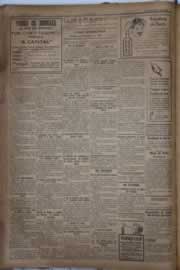 Página do jornal Correio do Ceará de maio de 1921