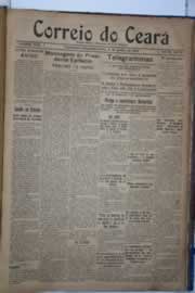 Página do jornal Correio do Ceará de junho de 1921