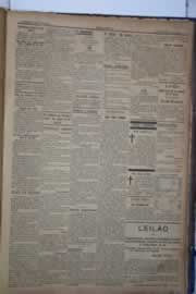 Página do jornal Correio do Ceará de junho de 1921