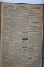 Página do jornal Correio do Ceará de junho de 1921