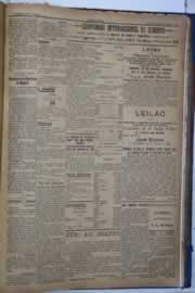Página do jornal Correio do Ceará de junho de 1921
