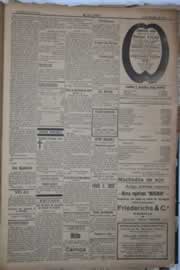 Página do jornal Correio do Ceará de julho de 1922