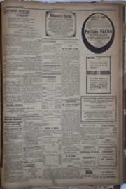 Página do jornal Correio do Ceará de julho de 1922