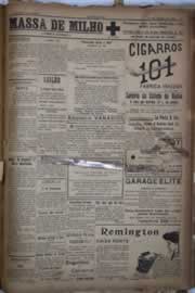 Página do jornal Correio do Ceará de julho de 1922