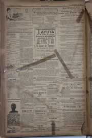 Página do jornal Correio do Ceará de julho de 1922