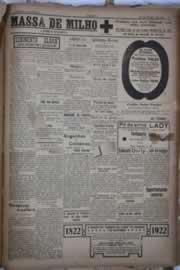 Página do jornal Correio do Ceará de julho de 1922