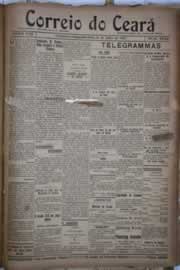 Página do jornal Correio do Ceará de julho de 1922