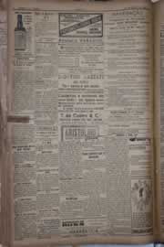 Página do jornal Correio do Ceará de julho de 1922