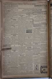 Página do jornal Correio do Ceará de agosto de 1922