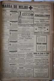 Página do jornal Correio do Ceará de agosto de 1922