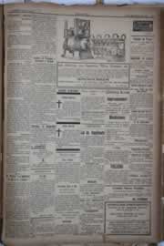 Página do jornal Correio do Ceará de agosto de 1922