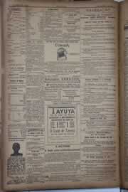 Página do jornal Correio do Ceará de agosto de 1922
