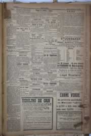 Página do jornal Correio do Ceará de agosto de 1922