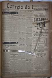 Página do jornal Correio do Ceará de agosto de 1922
