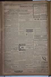 Página do jornal Correio do Ceará de setembro de 1922