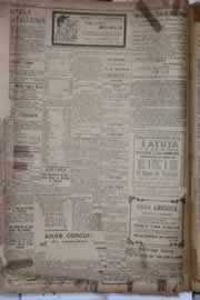 Página do jornal Correio do Ceará de setembro de 1922