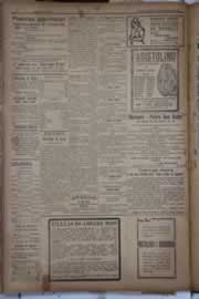 Página do jornal Correio do Ceará de setembro de 1922