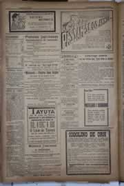 Página do jornal Correio do Ceará de setembro de 1922