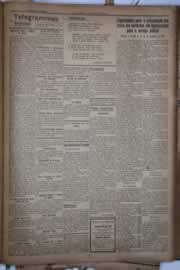 Página do jornal Correio do Ceará de outubro de 1922