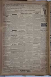 Página do jornal Correio do Ceará de outubro de 1922