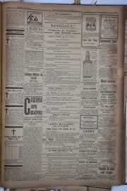 Página do jornal Correio do Ceará de outubro de 1922