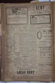 Página do jornal Correio do Ceará de outubro de 1922