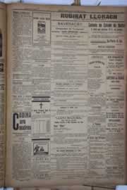 Página do jornal Correio do Ceará de outubro de 1922