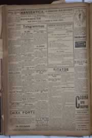 Página do jornal Correio do Ceará de outubro de 1922