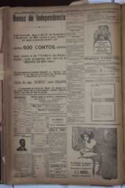Página do jornal Correio do Ceará de outubro de 1922